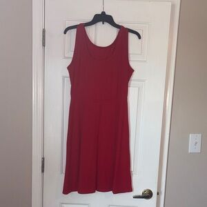 Red Sleeveless Dress